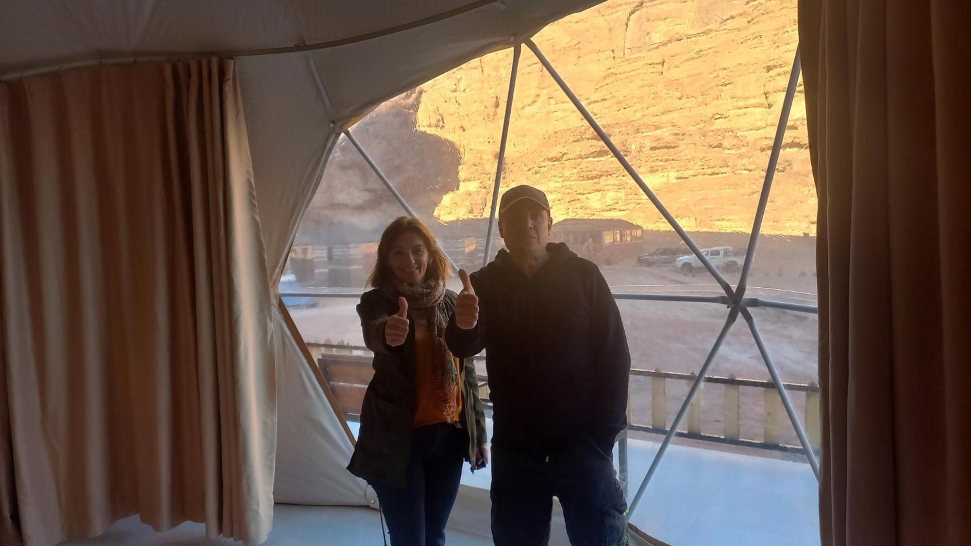 غرووب وادي رم Hotel Buitenkant foto